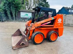 DEAWOO DSL602 SKIDSTEER *ON SOLID TYRES* C/W BUCKET *VIDEO*