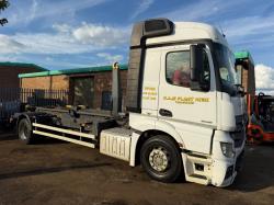 MERCEDES 1835 ACTROS HOOKLOADER LORRY*YEAR 2015*VIDEO*