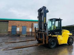 HYSTER H8.00XM 2 STAGE MASTED FORKLIFT*C/W SIDESHIFT*