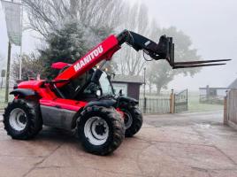MANITOU MLT629-120 4WD TELEHANDLER *YEAR 2016, AG-SPEC* C/W PICK UP HITCH *VIDEO*