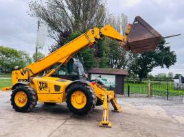 JCB 532-120 4WD TELEHANDLER *12 METERS, 7666 HOURS* C/W TINES & BUCKET *VIDEO*
