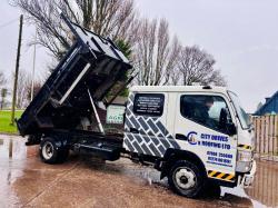 MITSUBISHI CANTER FUSO 4X2 TIPPER *YEAR 2015, IN TEST* C/W DOUBLE CAB *VIDEO*