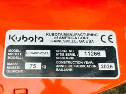 *NEW*UNUSED*KUBOTA Z2-481 ZERO TURN MOWER*YEAR 2026*VIDEO*