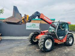 MANITOU MLT 741 TELEHANDLER*C/W BUCKET & PALLET TINES*VIDEO*