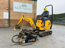 JCB MICRO TRACKED EXCAVATOR *1664 HOURS* C/W 5 BUCKETS*VIDEO*