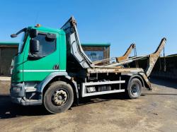 DAF LF220FA RIGID SKIP LORRY*C/W PULL OVER NET*YEAR 2017*VIDEO*