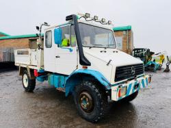 MERCEDES-BENZ AG UNIMOG U140L 4X4*C/W DROPSIDE*VIDEO*
