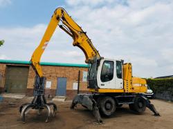 LIEBHERR 316 HRC SCRAP HANDLER*C/W ROTATING SCRAP GRAB*VIDEO*