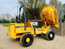 THWAITS ALLDRIVE 4WD SWIVEL TIP DUMPER C/W ROLE BAR *VIDEO*