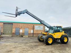 NEW HOLLAND LM430 TELEHANDLER*C/W PALLET TINES*VIDEO*