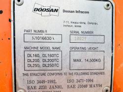 DOOSAN DL 250 4WD LOADING SHOVEL *YEAR 2012* C/W THREE IN ONE BUCKET *VIDEO*