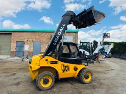 JCB 520-40 LOADALL *C/W BUCKET AND TINES*VIDEO*