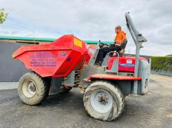 NEUSON 10001+ DUMPER*C/W PERKINS ENGINE*VIDEO*