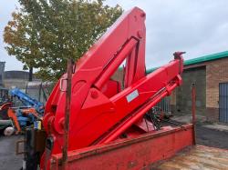 HERBST 19 TONNE TWIN AXLE TRAILER*C/W BONFIGLIOLI P10200 CRANE*VIDEO*