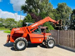 MANITOU MLT628T 4WD TELEHANDLER *AG-SPEC* C/W PICK UP HITCH *VIDEO*