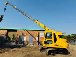 KOMATSU LC605 TRACKED CRANE*C/W RUBBER TRACKS*VIDEO*