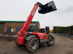 MANITOU MT732 TELEHANDLER*C/W BUCKET AND TINES*VIDEO*